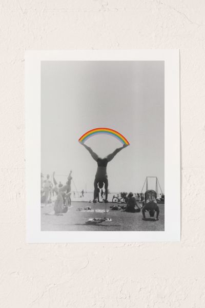 Reproduction artistique Rainbow Handstand Julia Walck