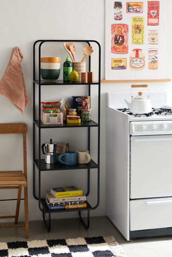 Slide View: 1: Alana Narrow Storage Shelf