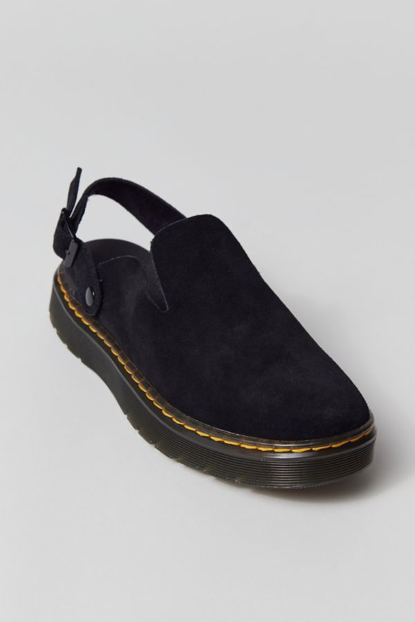 Slide View: 3: Dr. Marten Carlson Suede Slingback Mule