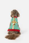 Thumbnail View 1: Silver Paw Holiday Gift Dog Sweater