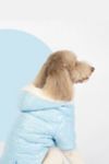 Thumbnail View 4: Silver Paw Dog Hooded Puffer Jacket