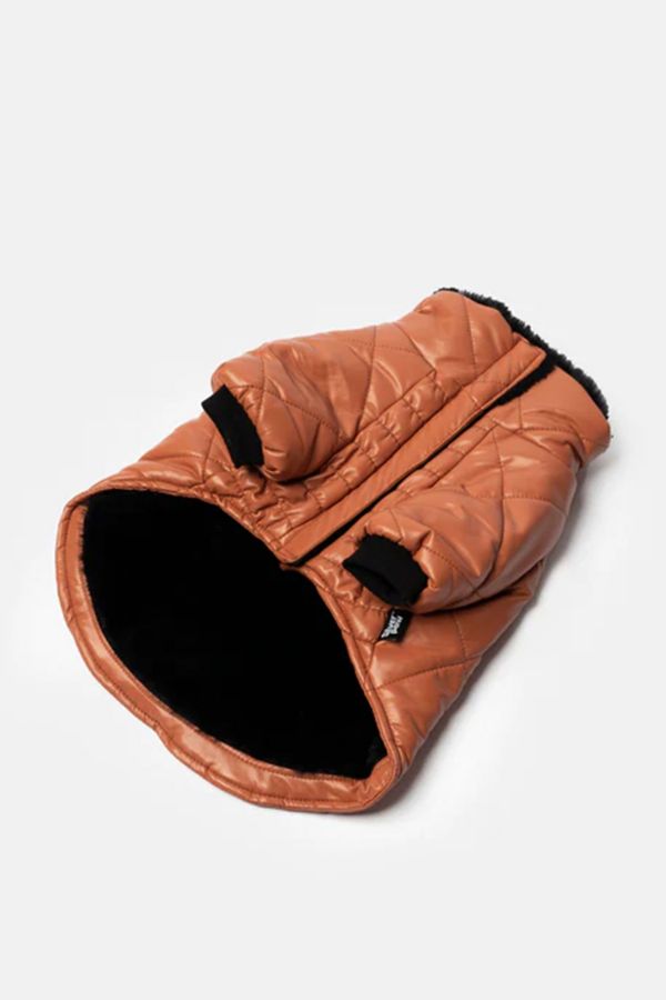 Slide View: 2: Silver Paw Phoenix Dog Quilted Puffer Jacket