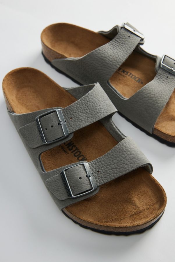 Slide View: 1: Birkenstock Men's Arizona Suede Sandal