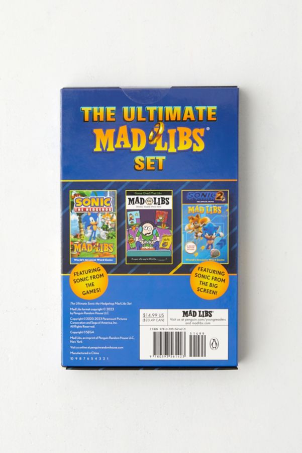 Slide View: 4: The Ultimate Sonic The Hedgehog Mad Libs Set: World's Greatest Word Game UO Exclusive Edition