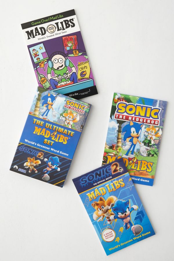 Slide View: 5: The Ultimate Sonic The Hedgehog Mad Libs Set: World's Greatest Word Game UO Exclusive Edition