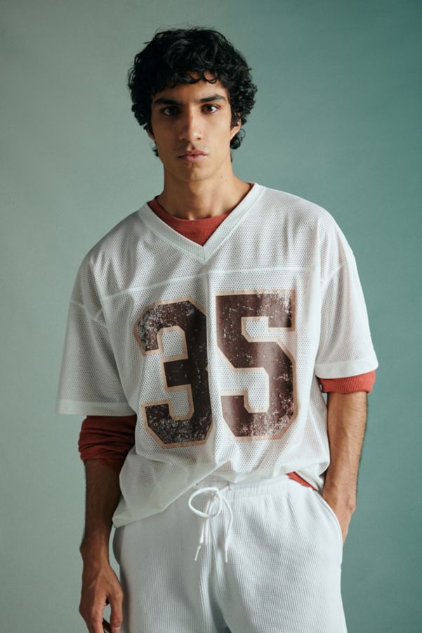 Slide View: 2: Standard Cloth Football Jersey Tee