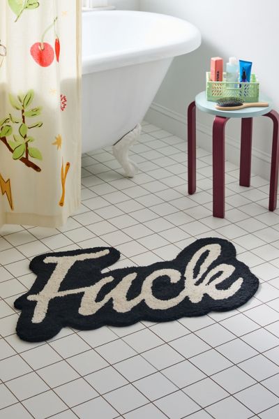 F*** Tufted Bath Mat