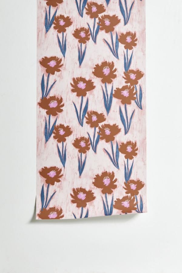 Slide View: 2: Schatzi Brown Danni Floral Pink Removable Wallpaper