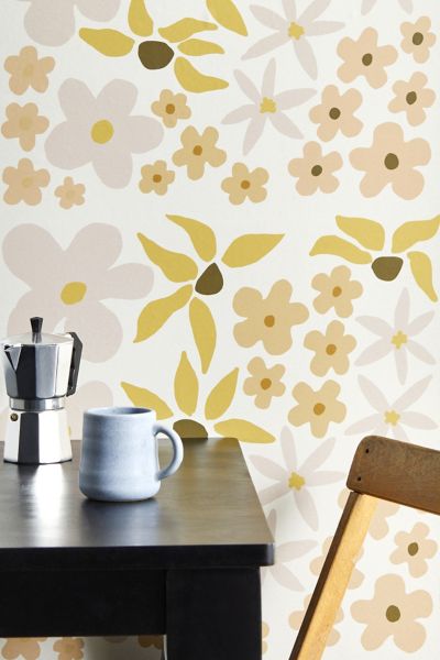 Urban Wild Studio Black Coffee Morning Tan Removable Wallpaper