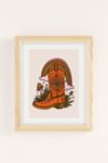 Thumbnail View 1: Doodle By Meg Leo Cowboy Boots Art Print