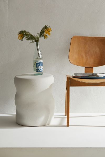 Isla Ceramic Side Table/Nightstand