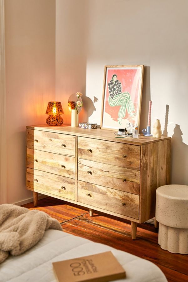 Slide View: 1: Amelia 6-Drawer Dresser