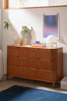 Slide View: 1: Juliette 6-Drawer Dresser