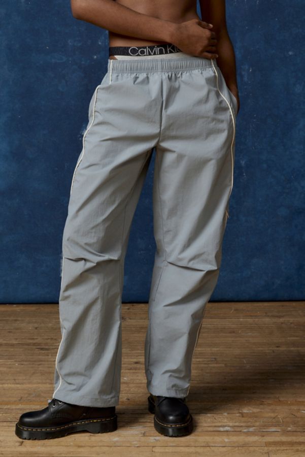 Slide View: 2: BDG Jess Nylon Straight Leg Track Pant