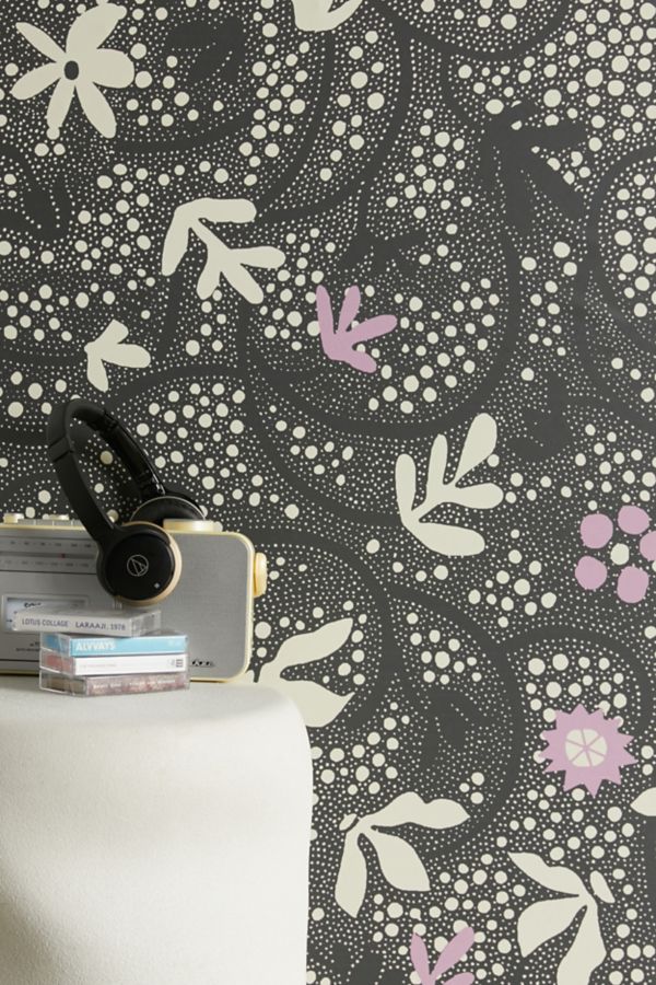 Slide View: 1: UO Home Phillipa Removable Wallpaper