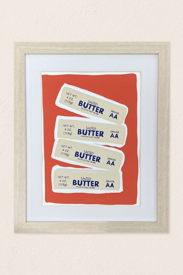 Slide View: 3: hiabbyhi Salted Butter Art Print