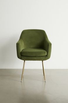 Slide View: 2: Merritt Velvet Dining Chair