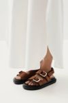 Thumbnail View 1: ALOHAS Harper Leather Slingback Buckled Sandal