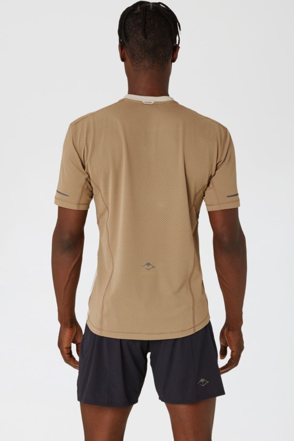 Slide View: 2: ASICS  Fujitrail Performance Zip Up T Shirt