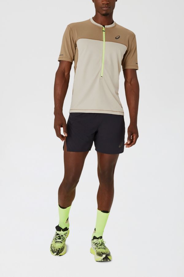 Slide View: 5: ASICS  Fujitrail Performance Zip Up T Shirt