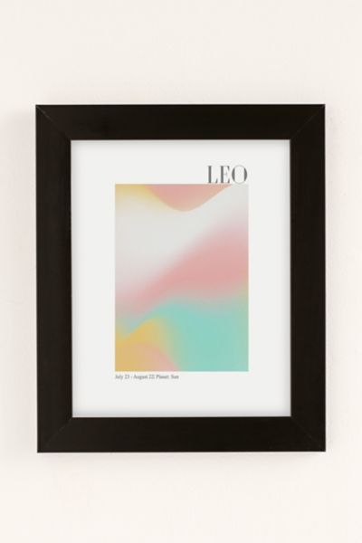 Emanuela Carratoni Leo Zodiac Sign Gradient Art Print