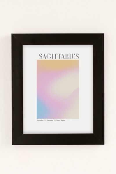 Emanuela Carratoni Sagittarius Zodiac Sign Gradient Art Print