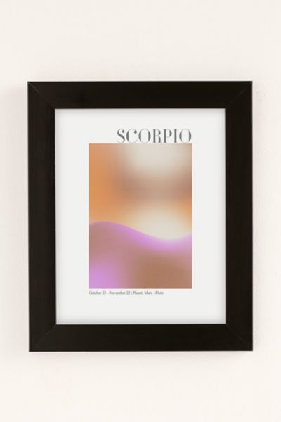 Emanuela Carratoni Scorpio Zodiac Sign Gradient Art Print