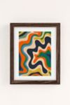 Thumbnail View 2: Kierkegaard Design Studio Design Retro Liquid Swirl Abstract 1 Art Print