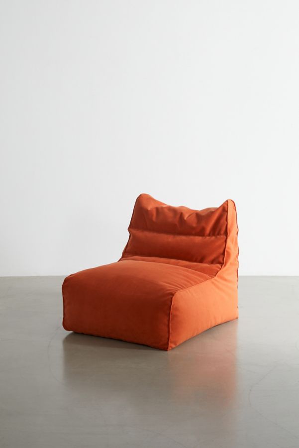 Slide View: 2: Dylan Velvet Bean Bag Sofa