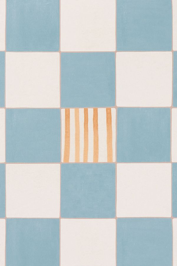 Slide View: 4: Backdrop Gambit Checkered Wallpaper