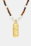 Thumbnail View 3: Deux Lions Jewelry Ula Tiger Eye Necklace