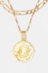 Thumbnail View 1: Deux Lions Jewelry Gold Sicilian Zodiac Layered Necklace