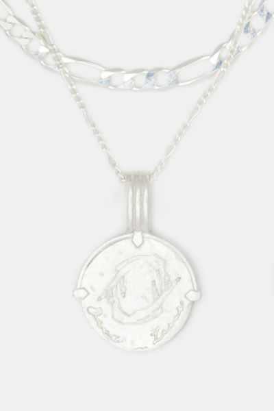 Deux Lions Jewelry Sterling Silver Sicilian Zodiac Layered Necklace