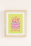 Thumbnail View 2: Megan Steiger Eat More Cake Art Print