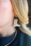 Thumbnail View 2: Sigfus Designs Mirrored Cowboy Boot Earrings