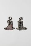 Thumbnail View 1: Sigfus Designs Mirrored Cowboy Boot Earrings