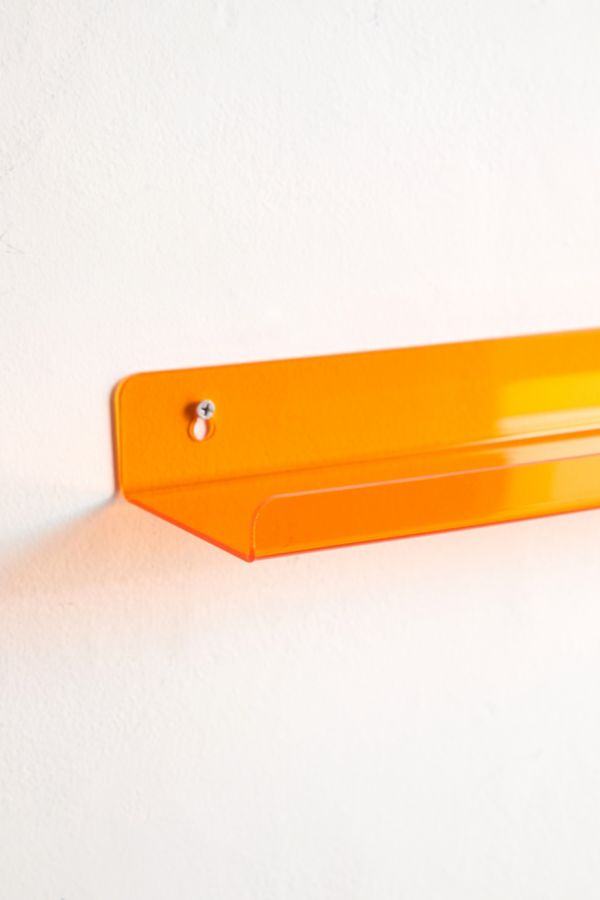 Slide View: 4: Emory Acrylic Wall Shelf