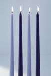 Thumbnail View 1: Solid Taper Candle - Set Of 4