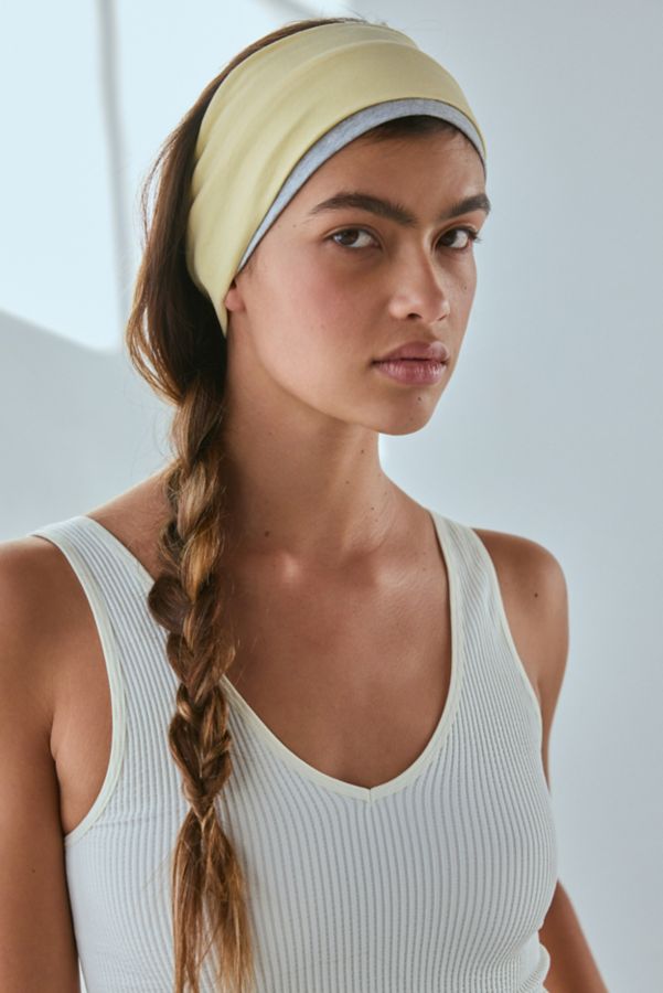 Slide View: 1: Soft & Stretchy Wide Knit Headband Set