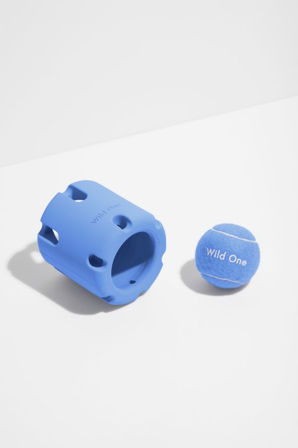 Slide View: 2: Wild One Tennis Tumble Interactive Dog Toy