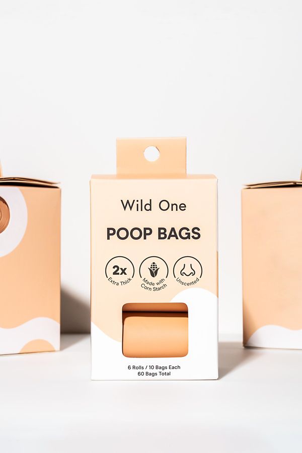 Slide View: 1: Wild One Dog Poop Bags, 60 Count