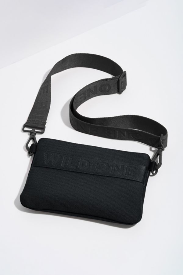 Slide View: 4: Wild One Recycled Knit Crossbody Dog Treat Pouch