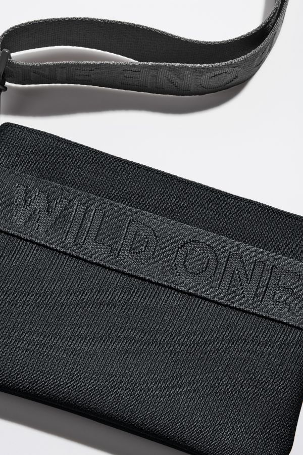 Slide View: 5: Wild One Recycled Knit Crossbody Dog Treat Pouch