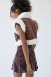 Thumbnail View 2: UO Carver Faux Fur Trim Embroidered Vest