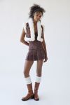 Thumbnail View 4: UO Carver Faux Fur Trim Embroidered Vest