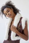 Thumbnail View 1: UO Carver Faux Fur Trim Embroidered Vest