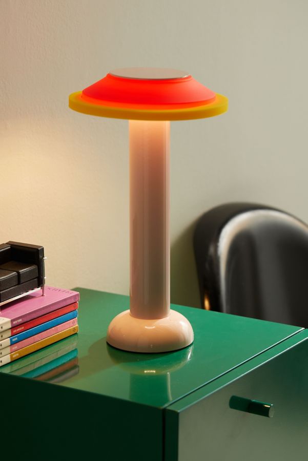 Slide View: 1: MoMA George Sowden PL2 Portable Table Lamp