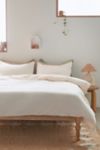 Thumbnail View 1: Breezy Cotton Percale Tassel Duvet Cover