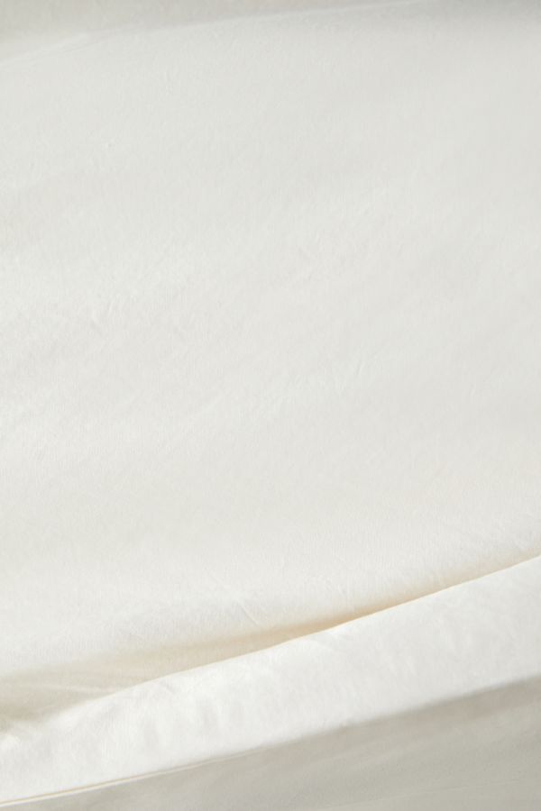 Slide View: 3: Breezy Cotton Percale Tassel Duvet Cover