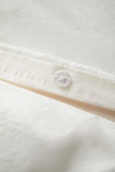 Slide View: 5: Breezy Cotton Percale Tassel Duvet Cover